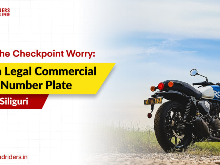 Avoid the Checkpoint Worry: Hire a Legal Commercial Black Number Plate Bike Rental in Siliguri